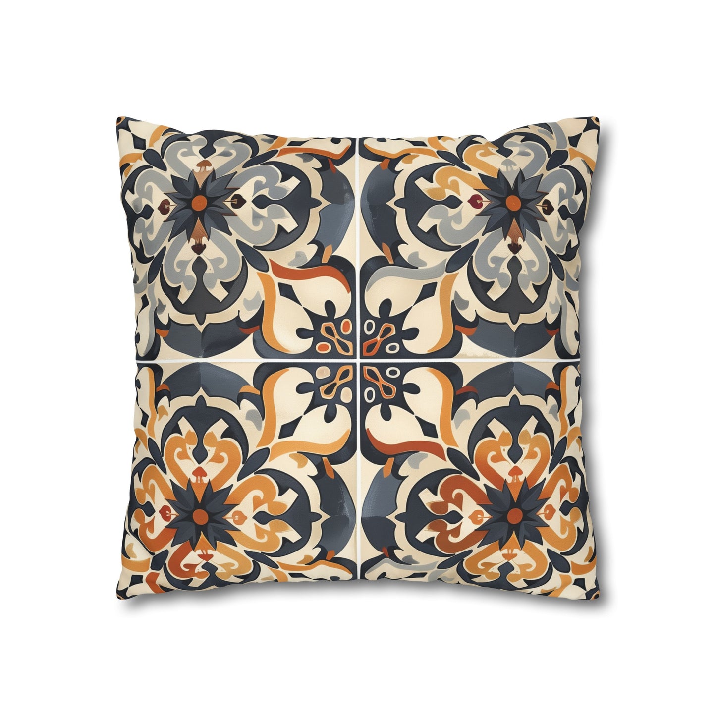 "Artisan Tiles Pillowcase Collection - Elevate your bedroom with elegant ceramic-inspired design"