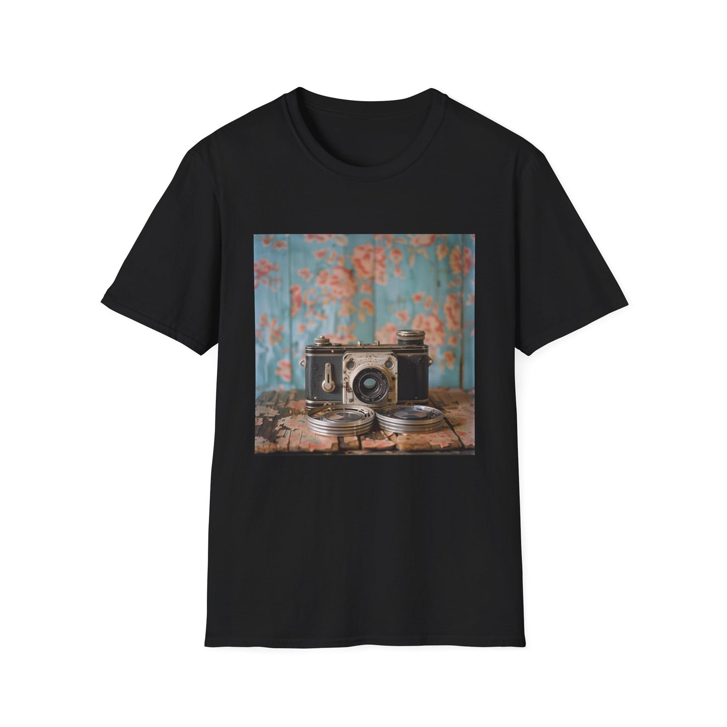 Capturing Memories: A Vintage Camera Journey | T-Shirt | DTG, Men's Clothing, Regular fit, T-Shirts, Unisex, Women's Clothing | Prints with Passion