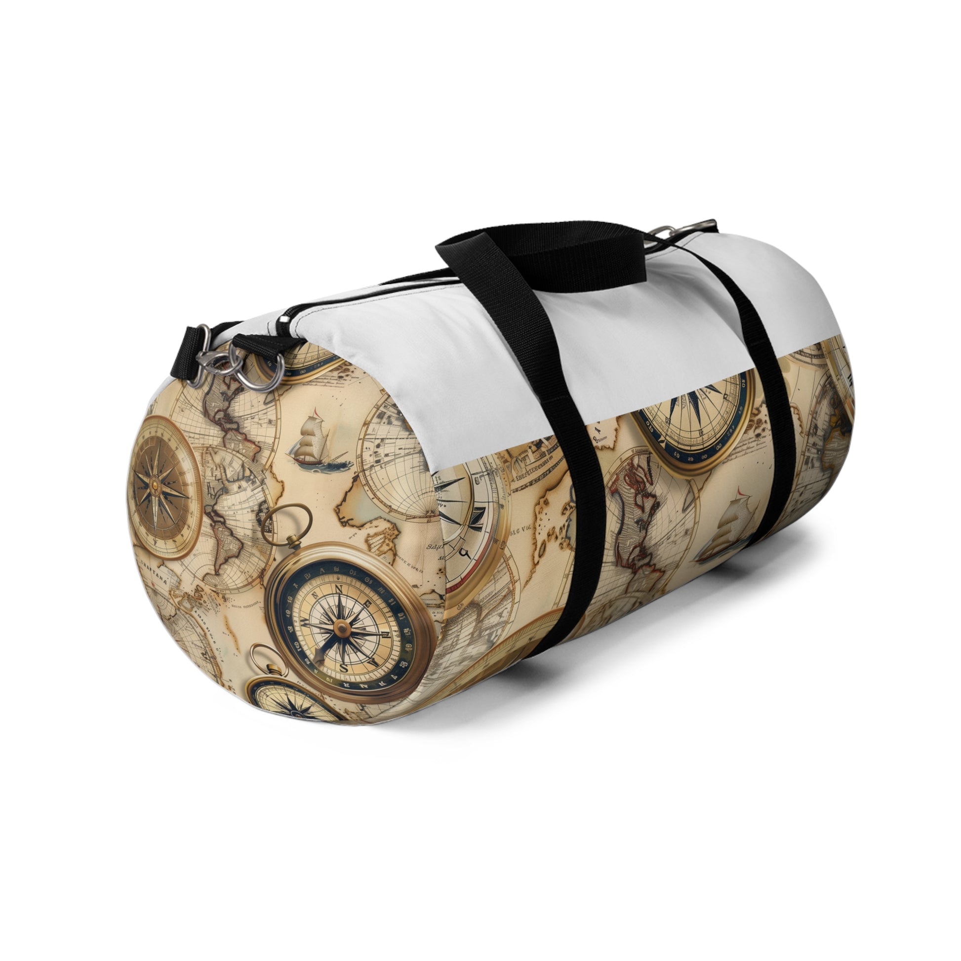 Explorer's Map Duffel Bag | Duffle Bags | Accessories, All Over Print, AOP, Assembled in the USA, Assembled in USA, Bags, Duffle, Made in the USA, Made in USA | Prints with Passion