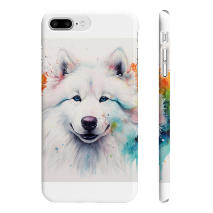 Snowy Smiles: Samoyed Watercolor Phone Case