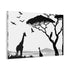 Woodland Deer & Pine Forest Silhouette — Canvas Wall Art — Product Detail View 6