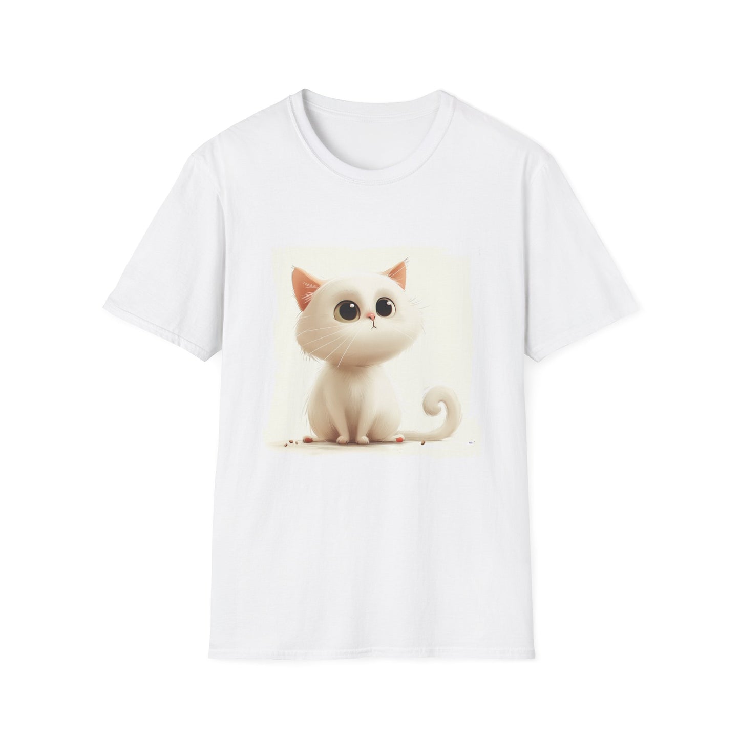 Purrfectly Adorable: Cute Cartoon Cat T-Shirt