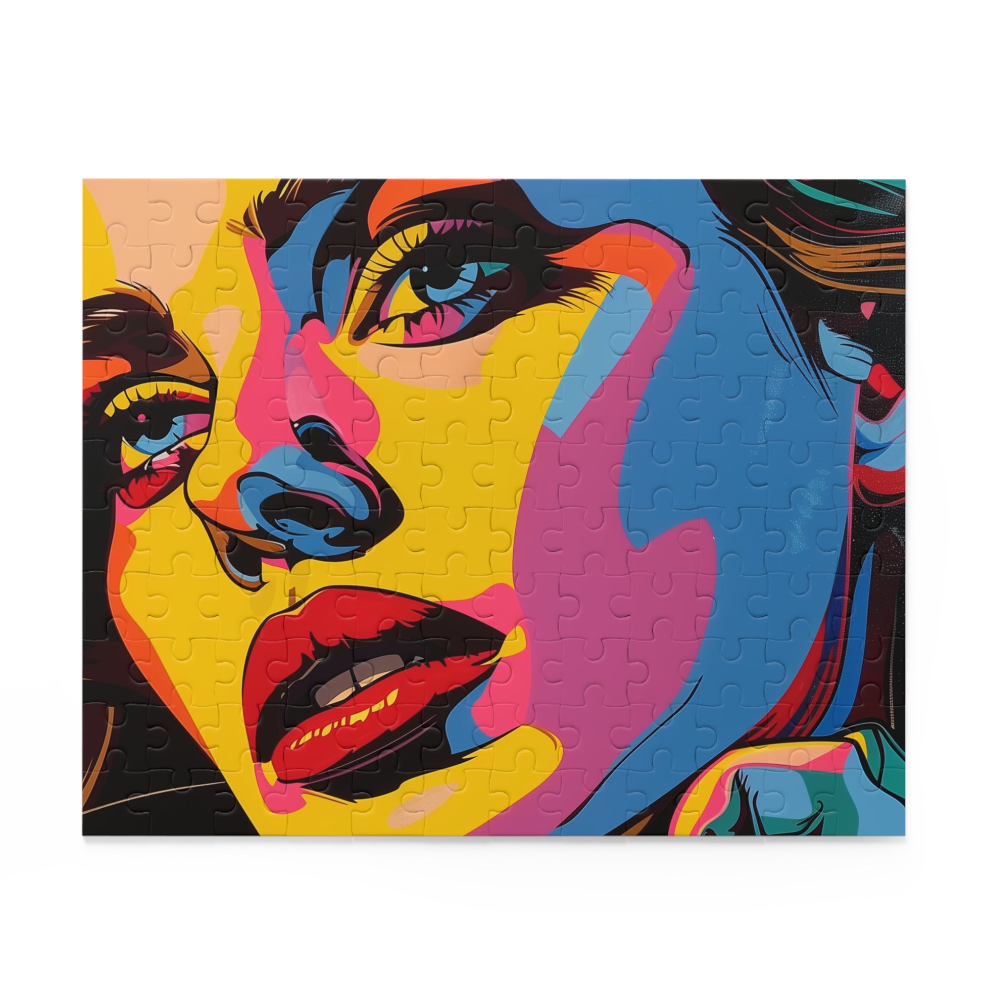 Colorful Pop Art Portrait Jigsaw Puzzle for Creativity Lovers