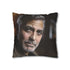 George Clooney Double-Sided Square Cushion Cover