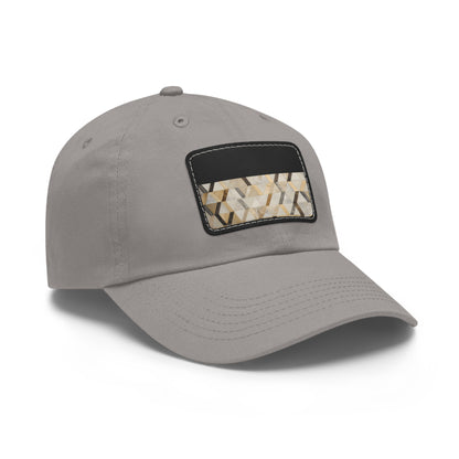 Golden Cream Kilim Chic Baseball Cap