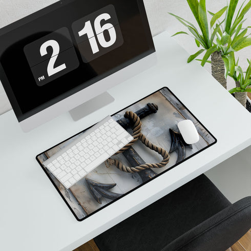 Nautical Anchor — XL & XXL Desk Mat — Product Detail View 7