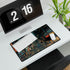 80s Retro 8-Bit Arcade Pixels — XL & XXL Desk Mat — Product Detail View 7