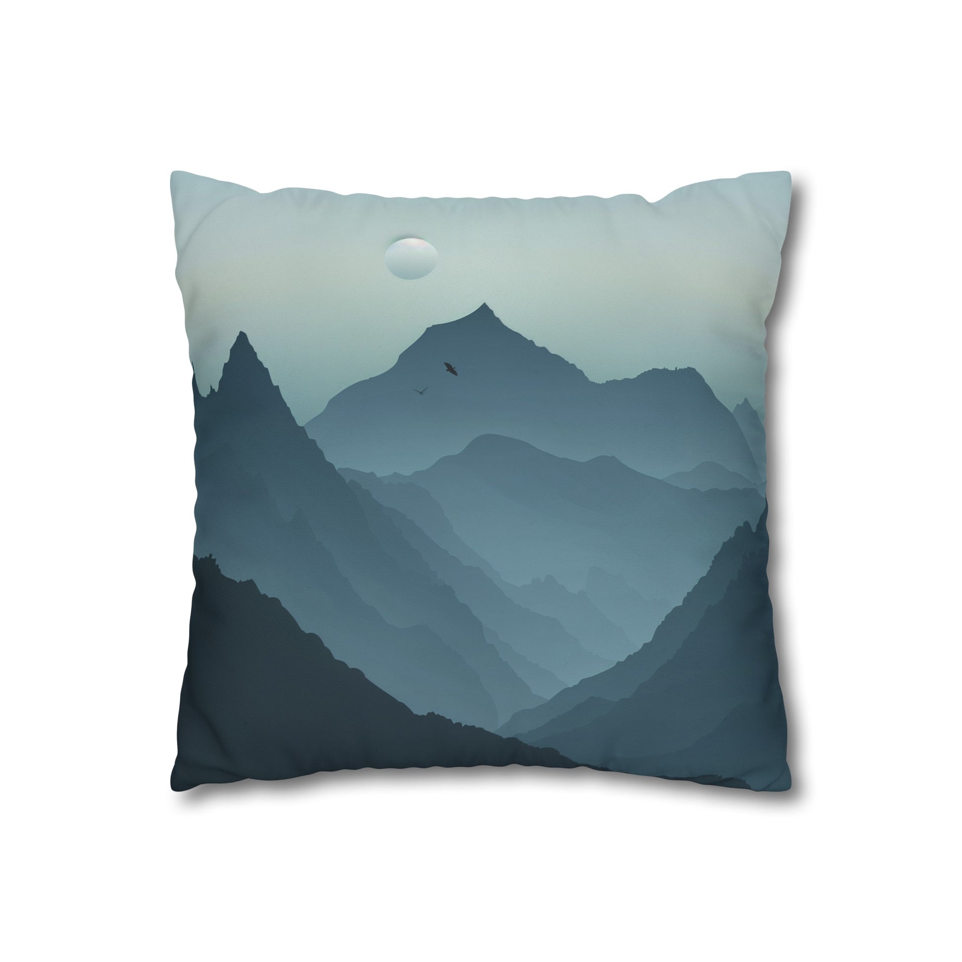 "Mountain Minimalist Pillowcase - High-Quality, Stylish, All-Season Comfort | Perfect Gift Option"