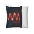 Data Helix Spinning above Stone Altar Double-Sided Square Cushion Cover