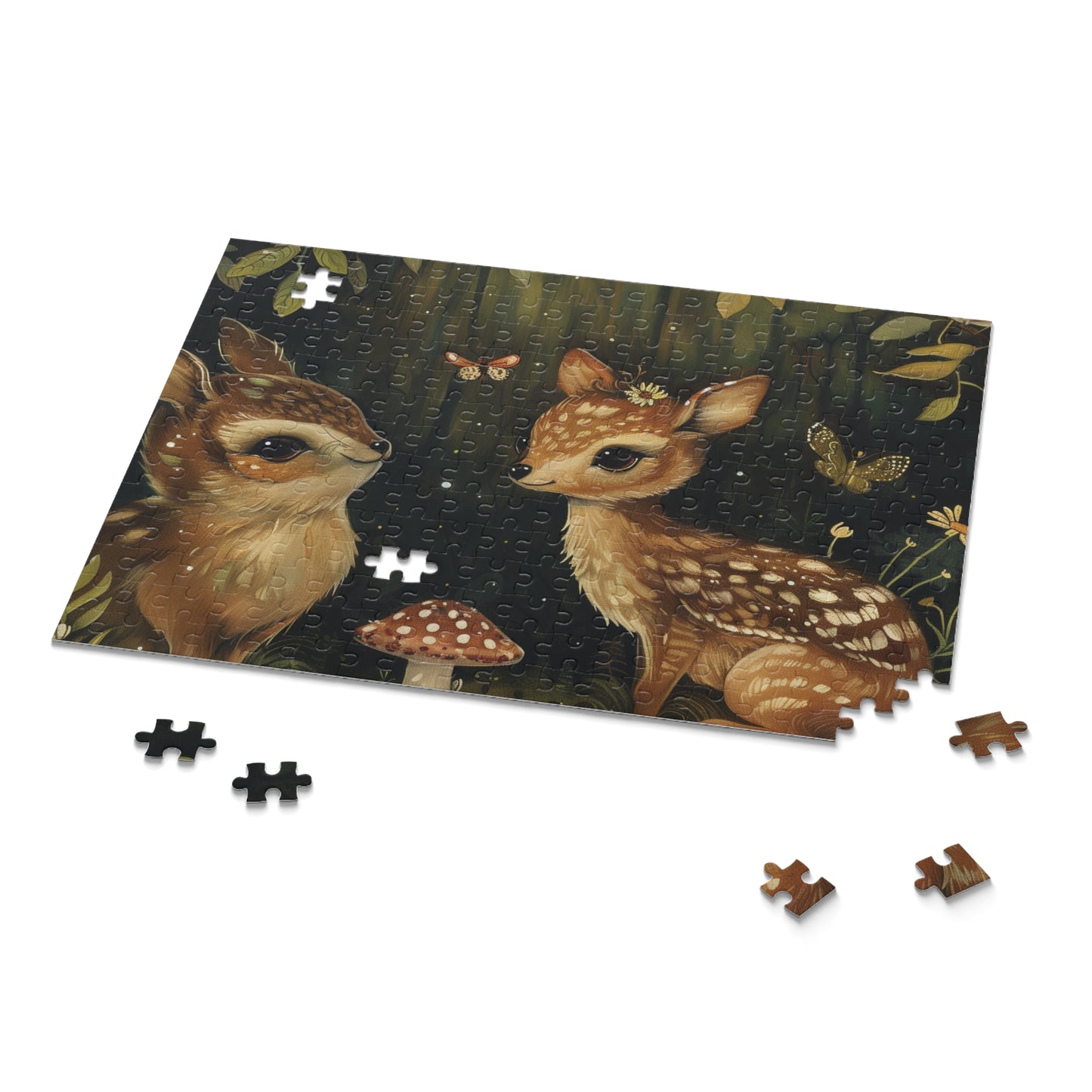 "Woodland Creatures Jigsaw Puzzle - Escape into a magical forest with adorable animals"