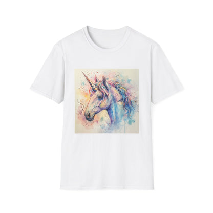 Mythical Majesty: Watercolor Unicorn Dream T-shirt