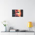 Holographic Dolphin Jumping from Mirror Pool — Canvas Wall Art — Kiln-Dried Pine Frame & Ready-to-Hang Back View