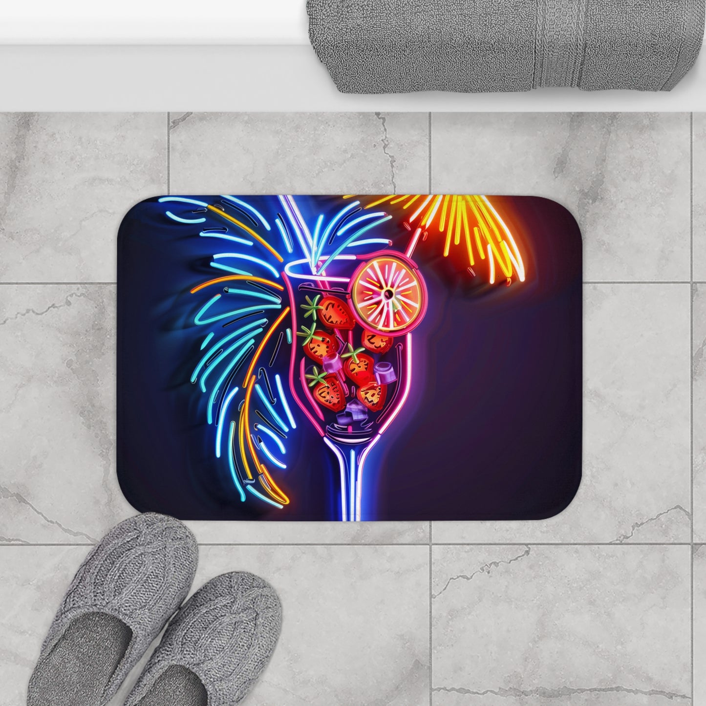 Tropical Nights Bath Mat