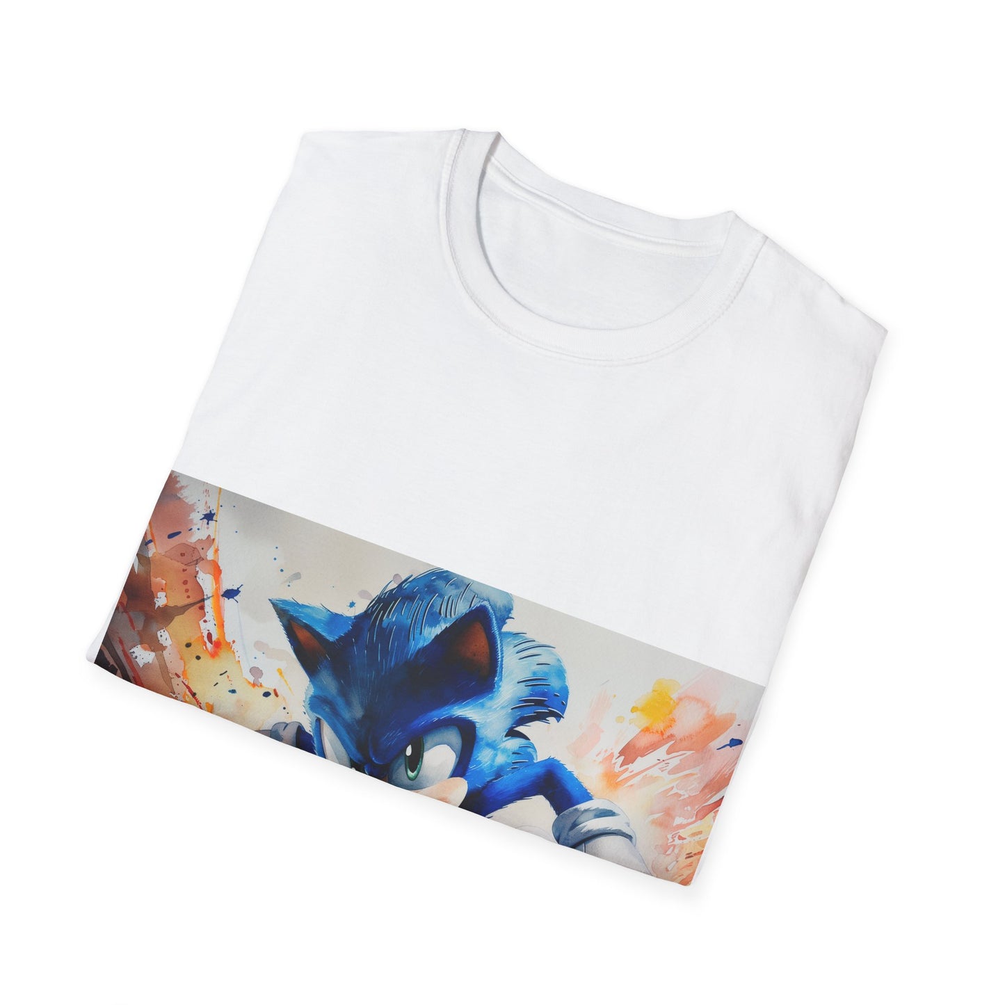 Sonic Watercolor Tee: Speedy Style