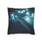 Haunted Subway with Floating Lights (Edition II) — 40×40 Cushion Cover — Front 40×40 cm Square Cushion View