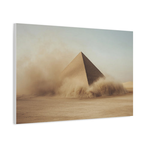 Pyramid Turning into Sand — Canvas Wall Art — Product Detail View 6