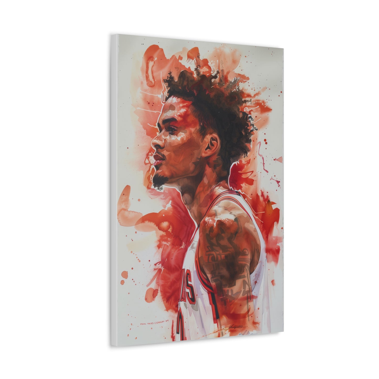 Trae Young: A Watercolor Ode to Ice Trae