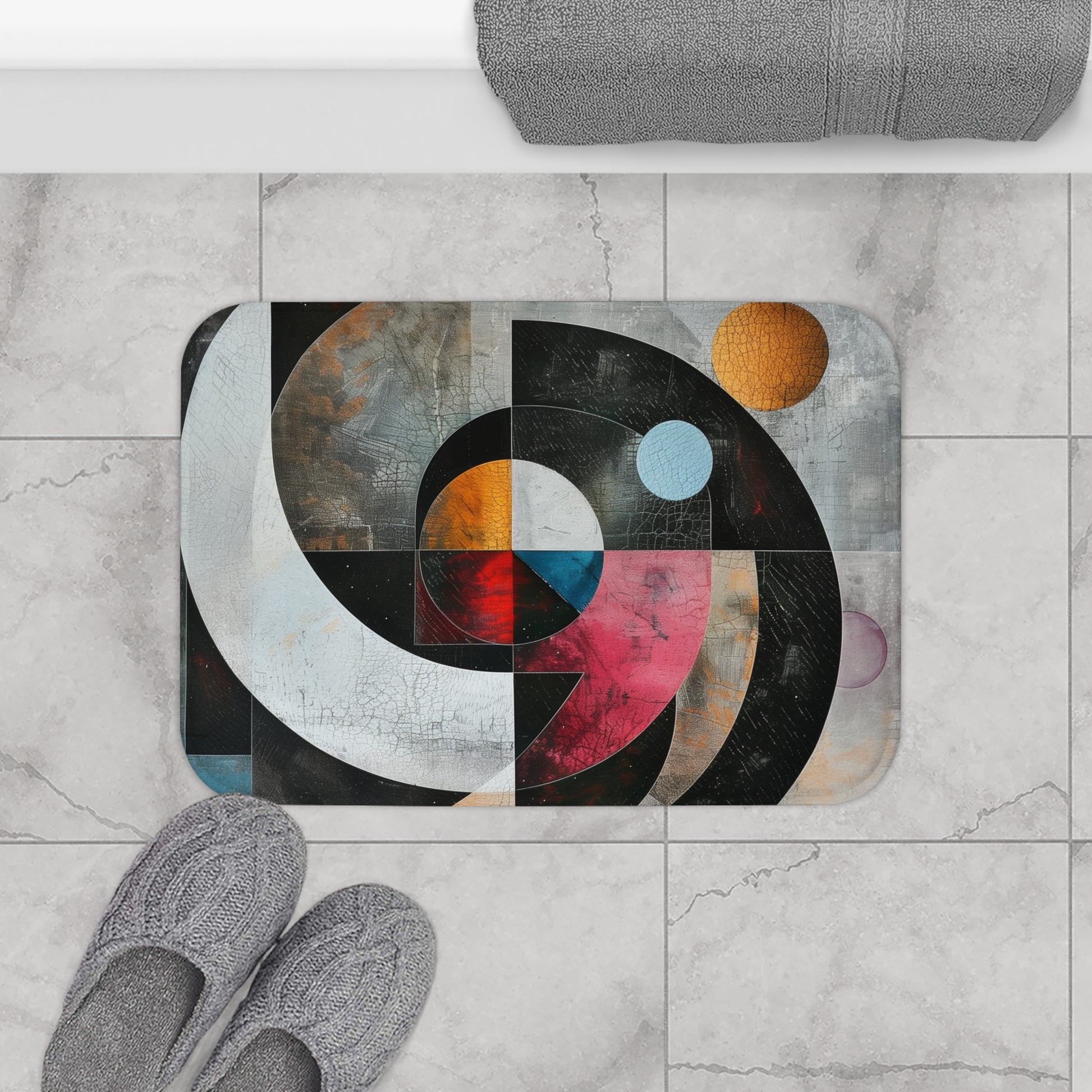 Geometric Fusion Bath Mat | Bath Mats | Bath, Bathroom, Home & Living, Indoor, Sublimation | Prints with Passion