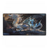 Glass Canyon Refracting Light Dragons — XL & XXL Desk Mat — Full Top-Down Artwork View
