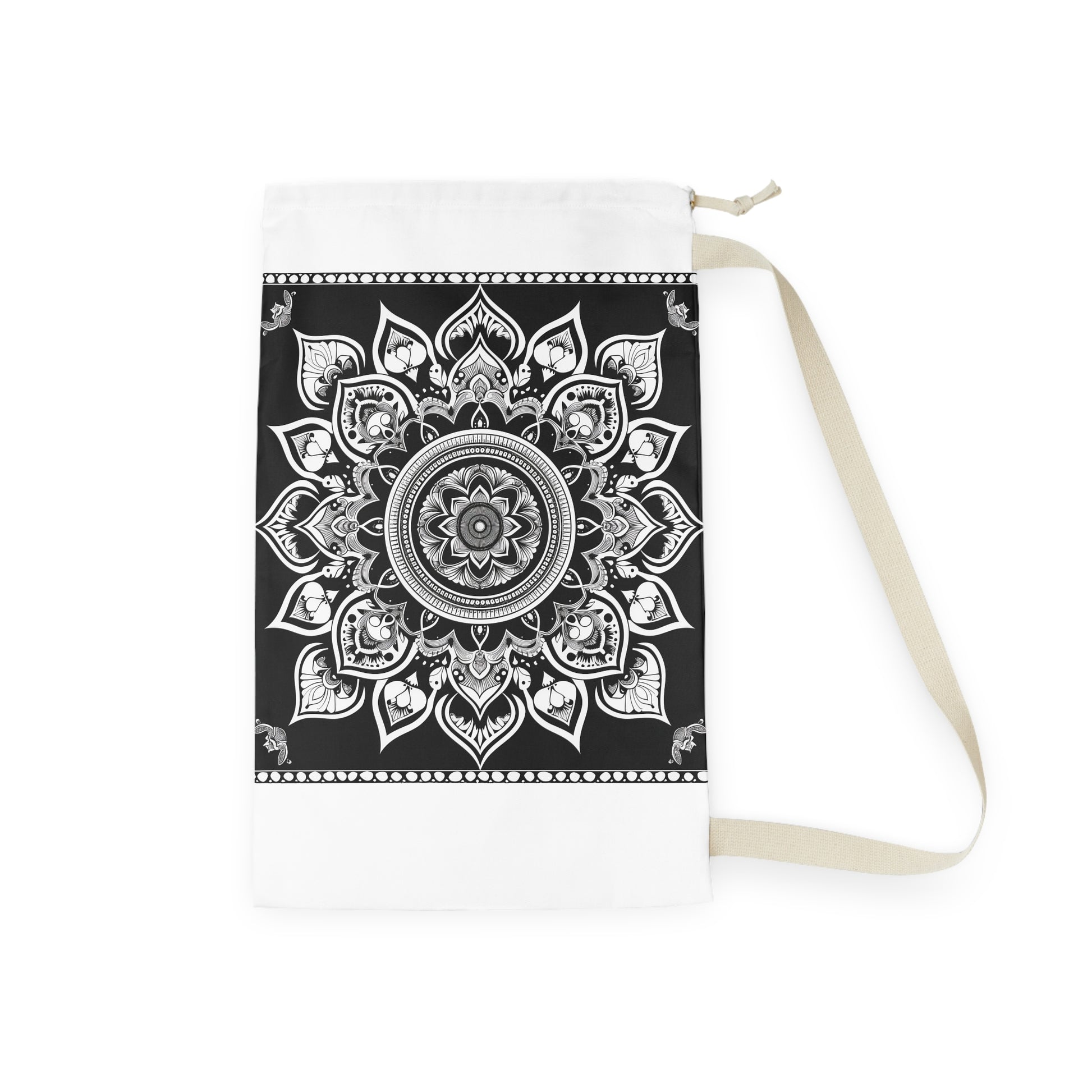 Zen Mandala Laundry Bag - Stylish and durable laundry accessory with beautiful mandala pattern