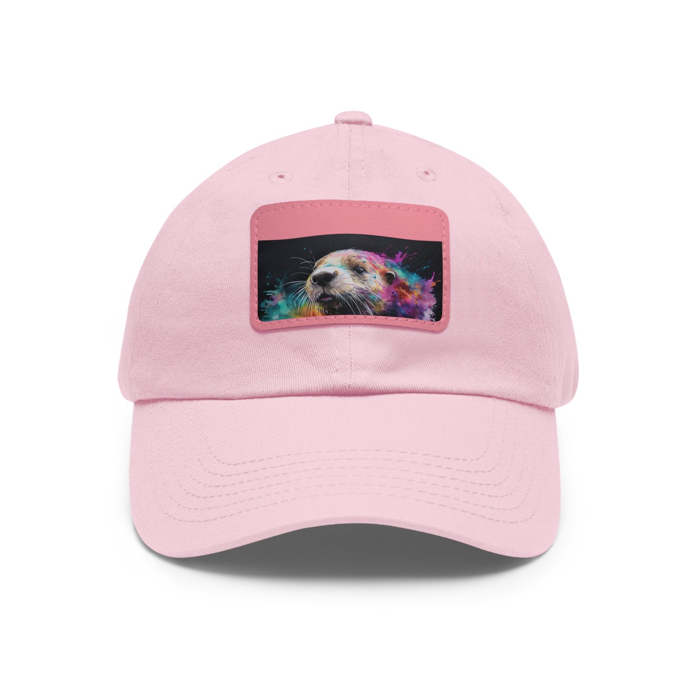 Happy Otter Watercolor Cap