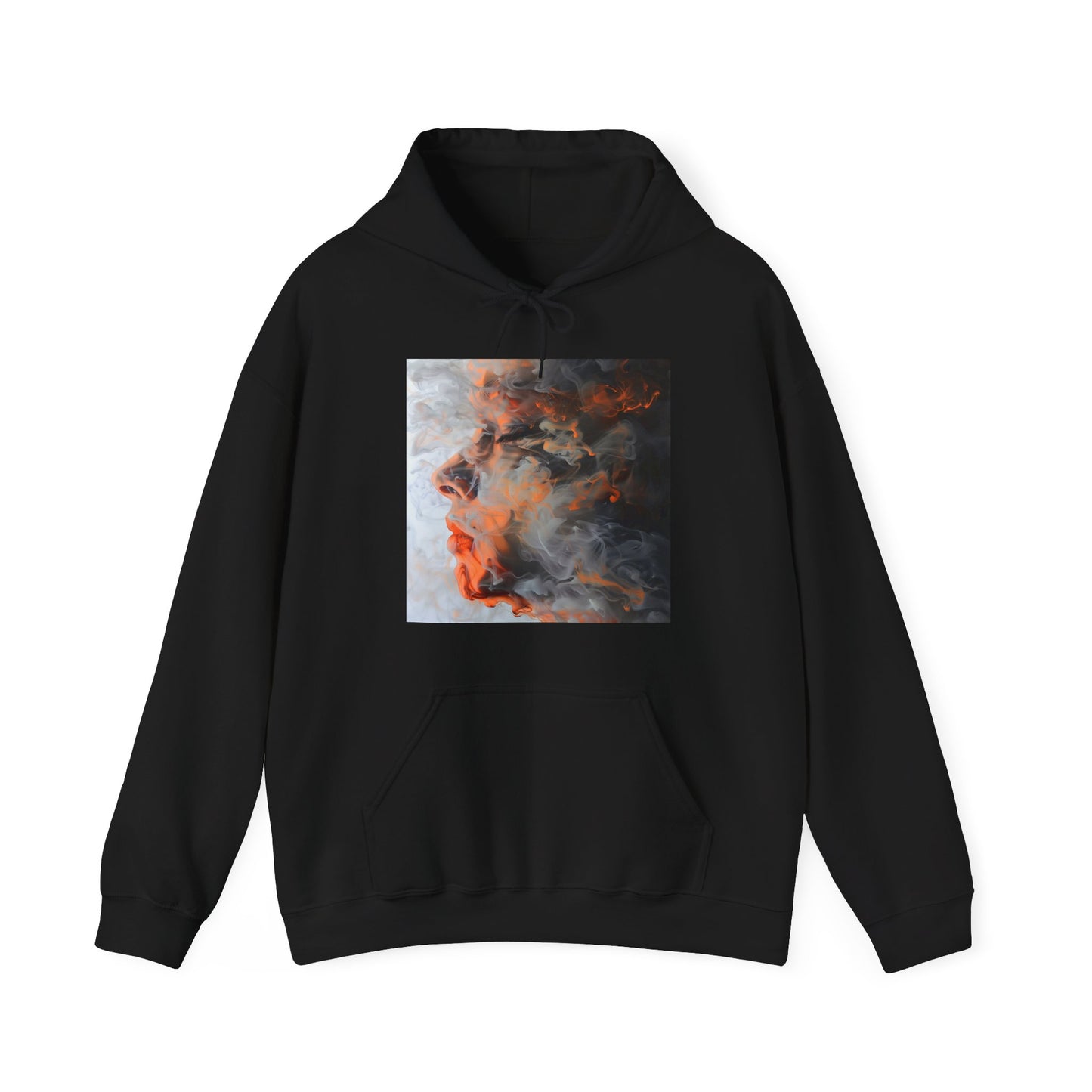 Whispers of the Ethereal: A Smoke and Shadow Exploration Hoodie