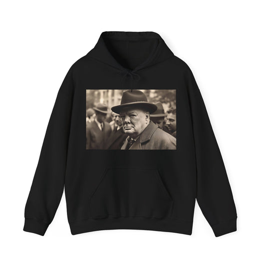 Winston Churchill’s Wartime Hoodie | Hoodies | DTG, Hoodies, Men's Clothing, Regular fit, Unisex, Women's Clothing | Prints with Passion