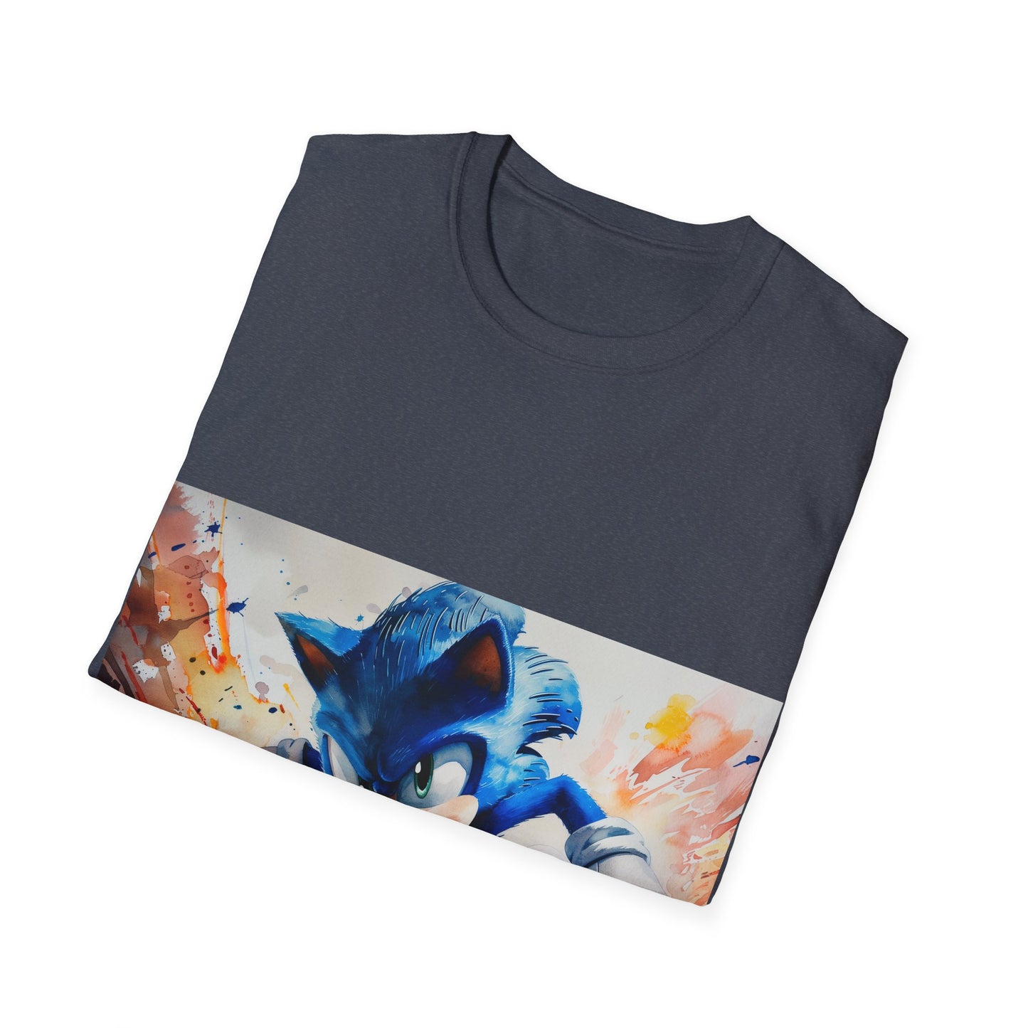 Sonic Watercolor Tee: Speedy Style