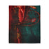 Haunted Carnival on Another Planet — Plush Fleece Throw Blanket — Product Detail View 7