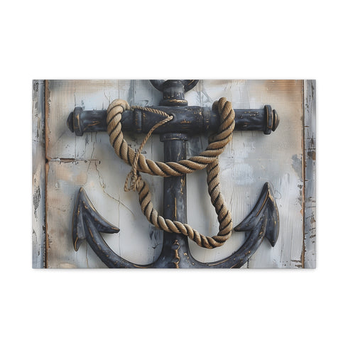 Nautical Anchor — Canvas Wall Art — Front Gallery-Wrapped Canvas View