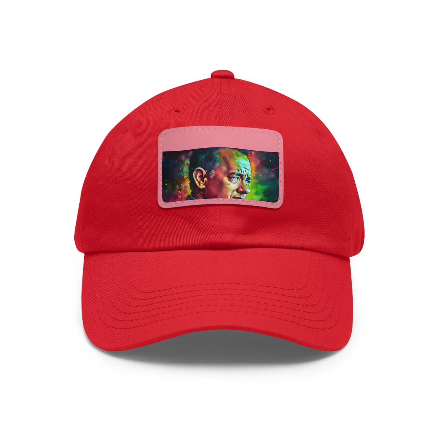 Neon Watercolor Splatter Baseball Cap Inspired by Tom Hanks