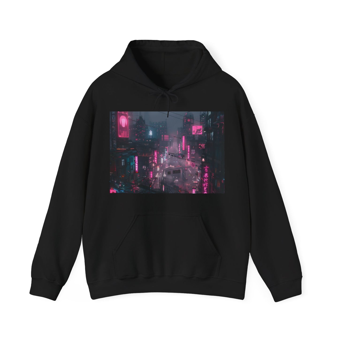 Neon Oasis Cyberpunk  PS5 Hoodie | Hoodies | DTG, Hoodies, Men's Clothing, Regular fit, Unisex, Women's Clothing | Prints with Passion