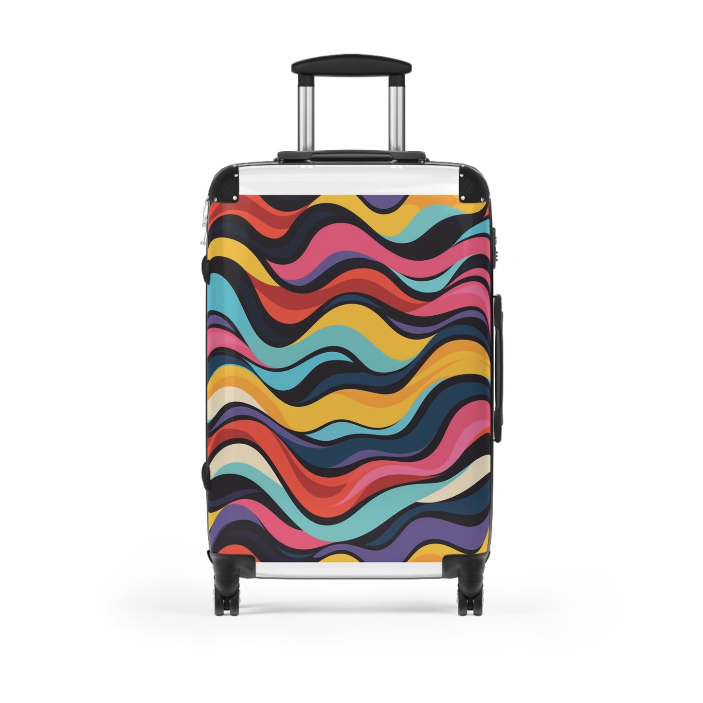 Retro Waves Vibrant Suitcase Set