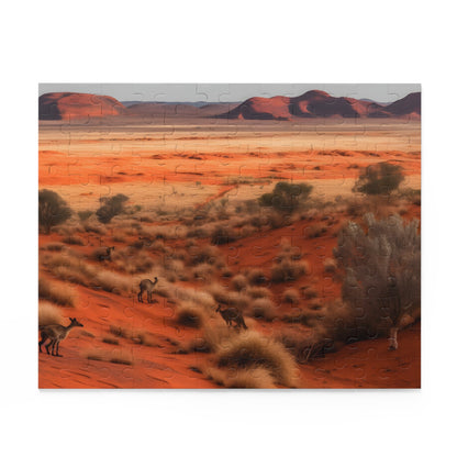 Red Desert Rock Jigsaw Puzzle