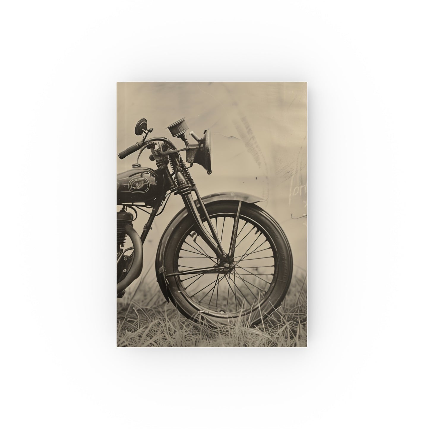 Vintage Motorcycle Diaries Journal | High-Quality, Stylish Notebook for Road Trips, Sketches, and Gift-Giving - BenCPrints