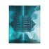 Glass Temple Submerged in Dream Lake Plush Fleece Throw Blanket