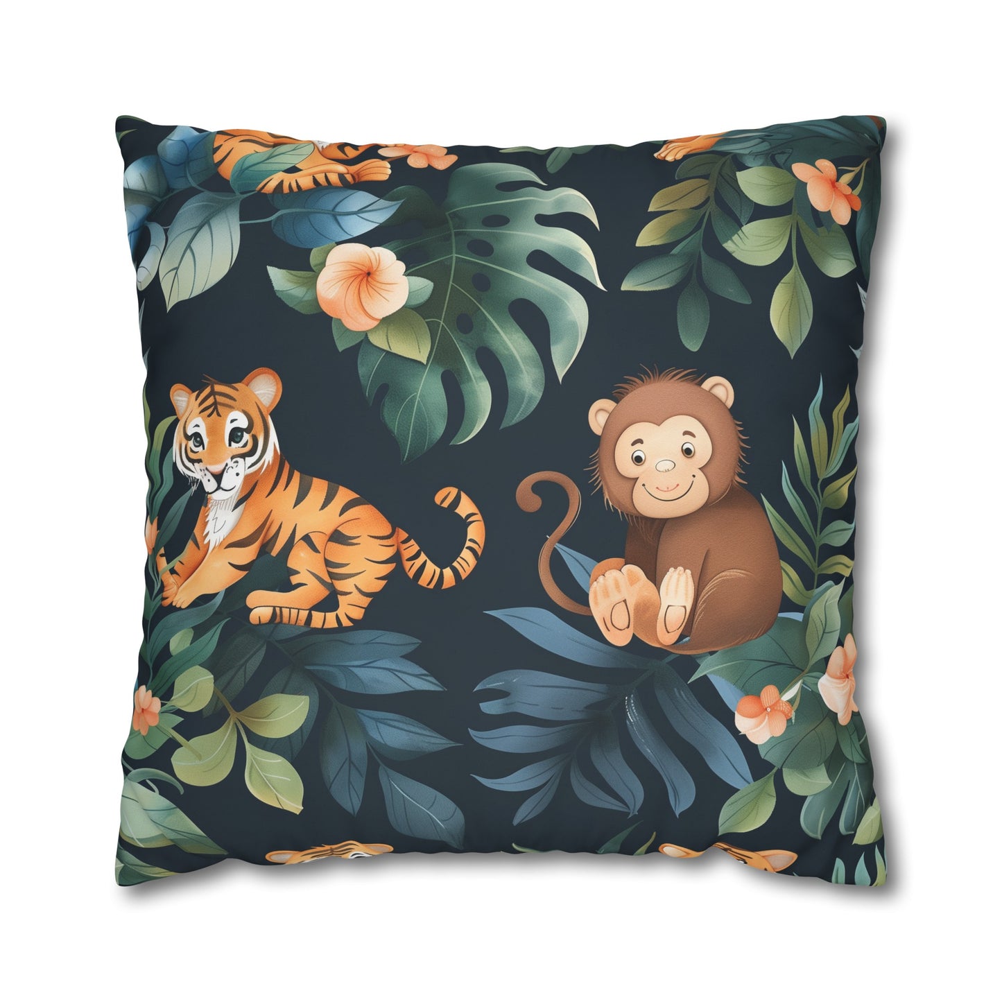 Wild Tiger Jungle Pillow Case | Pillow Cases | All Over Print, AOP, Bed, Bedding, Home & Living, Indoor, Pillow Case, Pillow Covers, Pillows & Covers, Sublimation | Prints with Passion