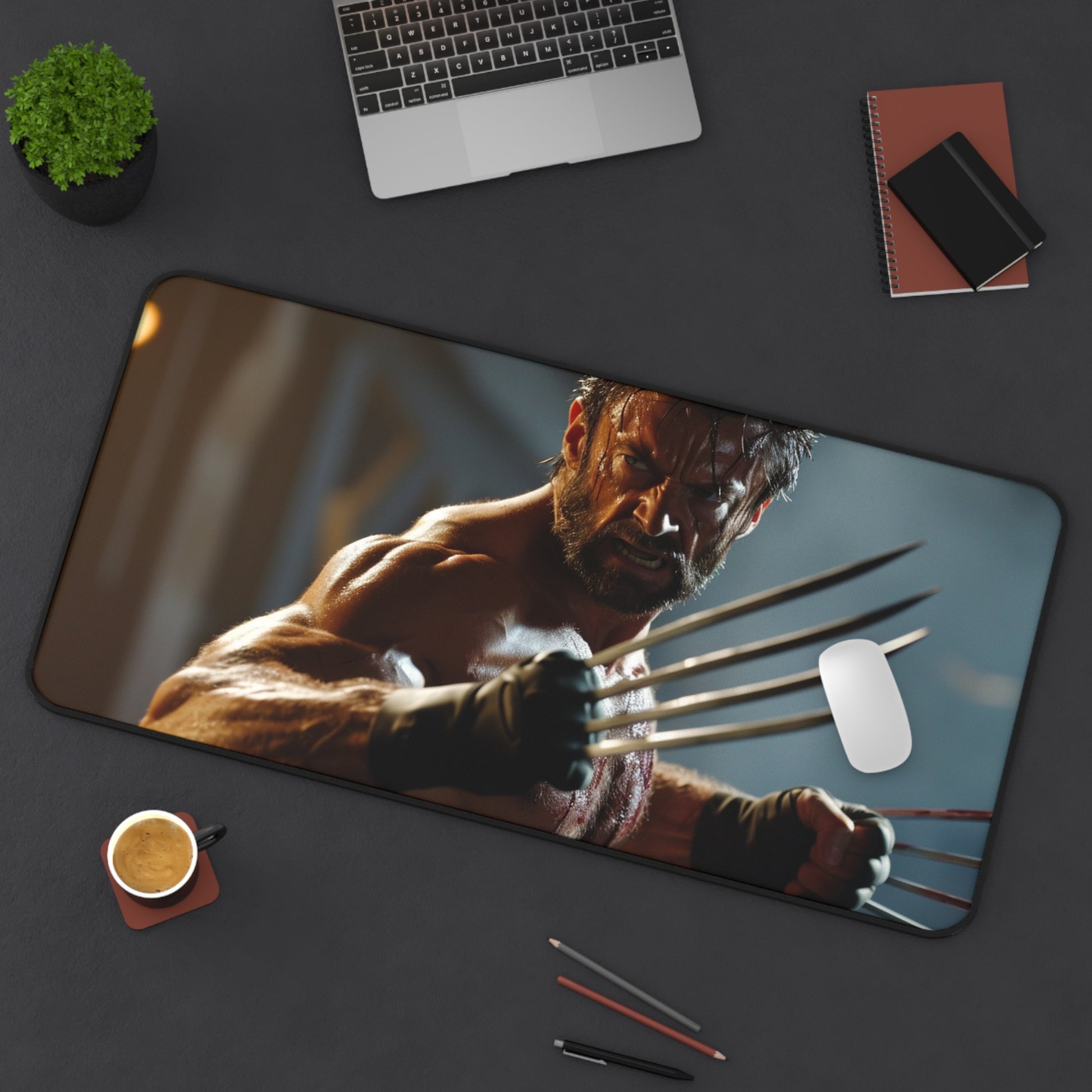 Wolverine Claw Desk Mat | Desk Mat | Accessories, Back-to-School, Desk, Fall Bestsellers, Home & Living, Mouse pad, Mouse Pads, Mousepad, Seasonal Picks, Stationery, TikTok | Prints with Passion