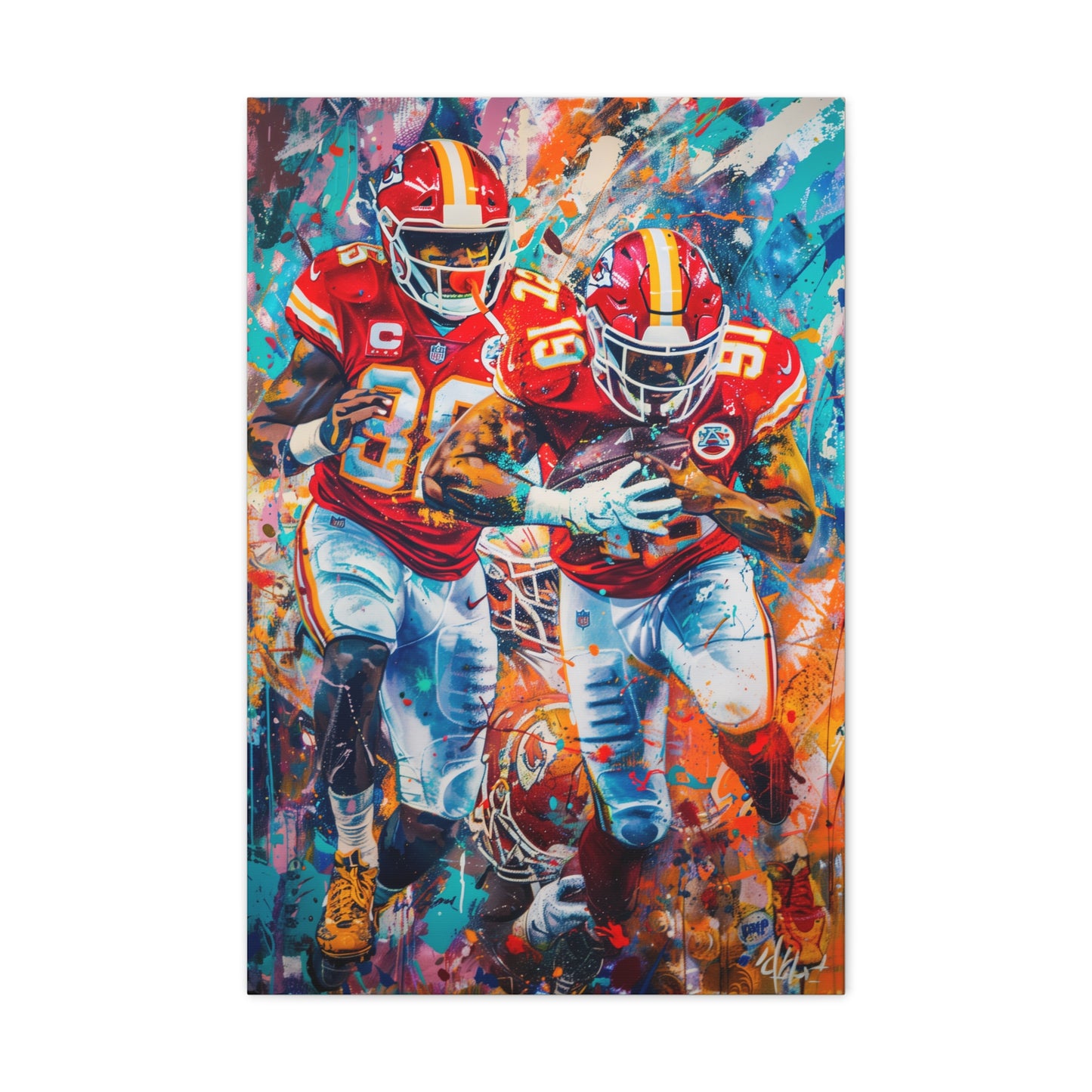 Kansas City Triumph: A Super Bowl Celebration Canvas: Chiefs Tickets | Canvas | Art & Wall Decor, Canvas, Fall Picks, Hanging Hardware, Home & Living, Indoor, Top Spring Products, Valentine's Day promotion | Prints with Passion