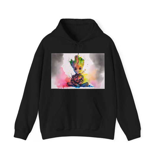 Groot Neon Watercolor Hoodie | Hoodies | DTG, Hoodies, Men's Clothing, Regular fit, Unisex, Women's Clothing | Prints with Passion