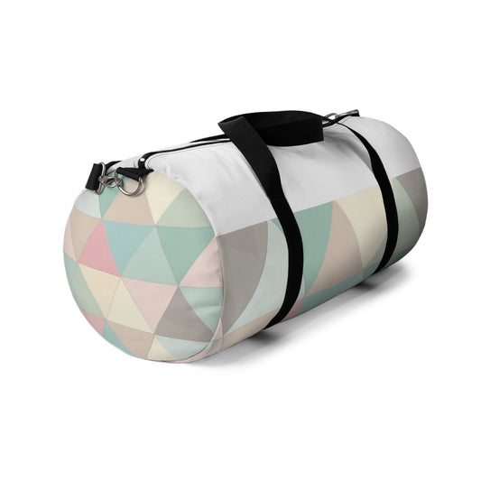 Pastel Geometrics Duffel Bag | Duffle Bags | Accessories, All Over Print, AOP, Assembled in the USA, Assembled in USA, Bags, Duffle, Made in the USA, Made in USA | Prints with Passion