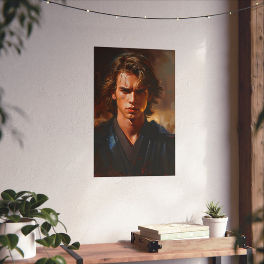 Dive into the world of Anakin Skywalker with this Lightsaber Poster. Perfect for Star Wars and art fans alike