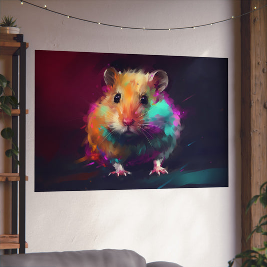 it brings to life the hamster's endearing qualities and curious nature. Perfect for animal lovers