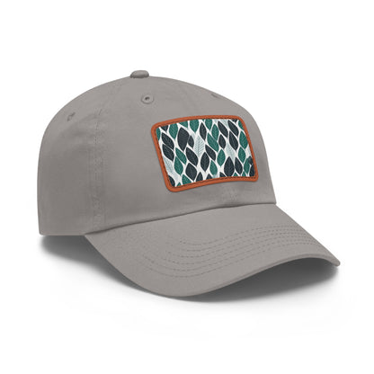 Green Ferret Leaf Pattern Baseball Cap