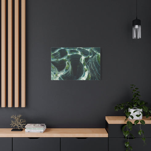 Glass Maze Growing Through Skyscrapers (Edition II) — Canvas Wall Art — Product Detail View 8