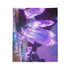 Neon Crystals Blooming in Wasteland Plush Fleece Throw Blanket