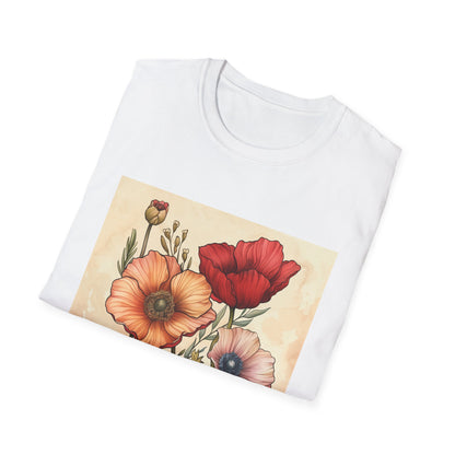 Blooming Brilliance: Hand-Drawn Floral T-shirt
 Whispering Petals: Hand-Drawn Florals T-shirt
 Flourish: Botanical Sketches T-shirt