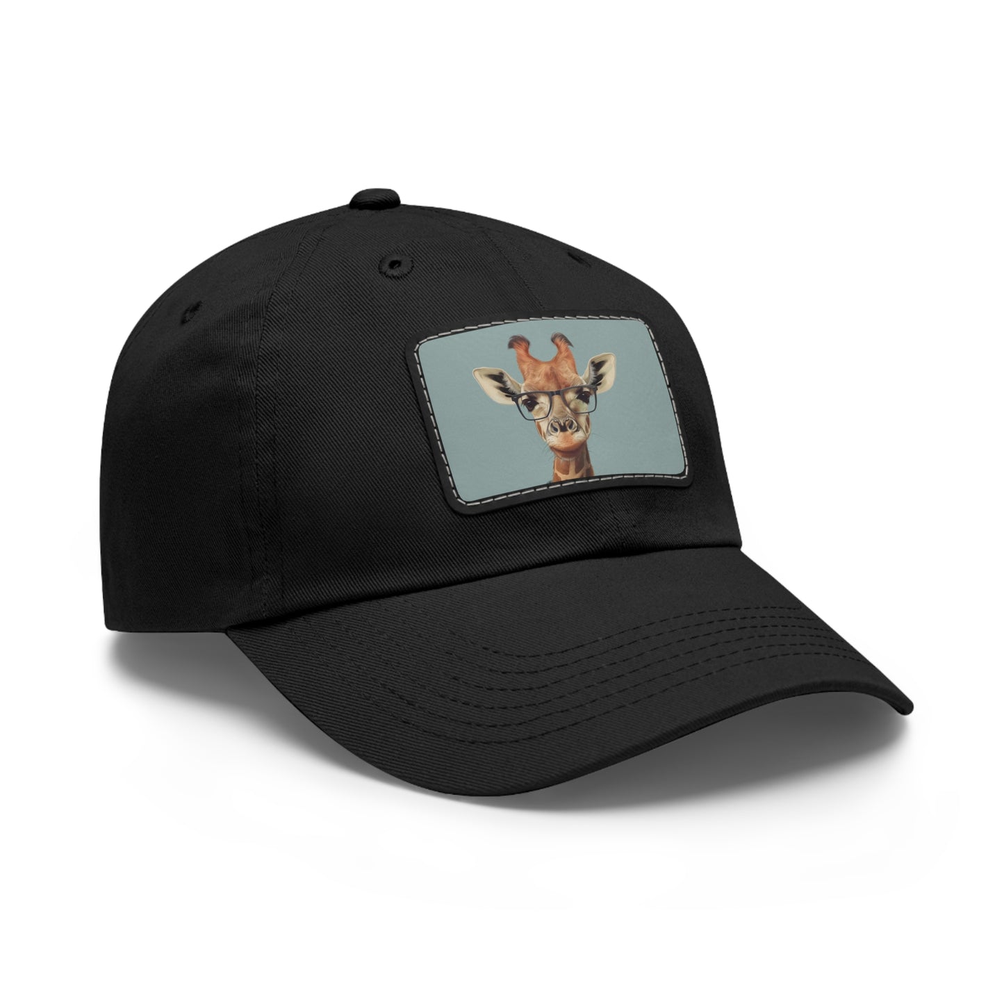 Giraffe Chic Hipster Cap with Glasses