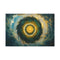 Spiral Planet Orbiting Fractal Sun — Canvas Wall Art — Front Gallery-Wrapped Canvas View