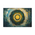 Spiral Planet Orbiting Fractal Sun — Canvas Wall Art — Front Gallery-Wrapped Canvas View